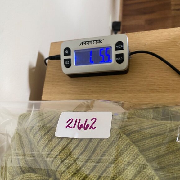 Chicos Sweater Womens 3 US Extra Large Green Marled Ribbed Cowl Neck Pullover - Picture 10 of 10